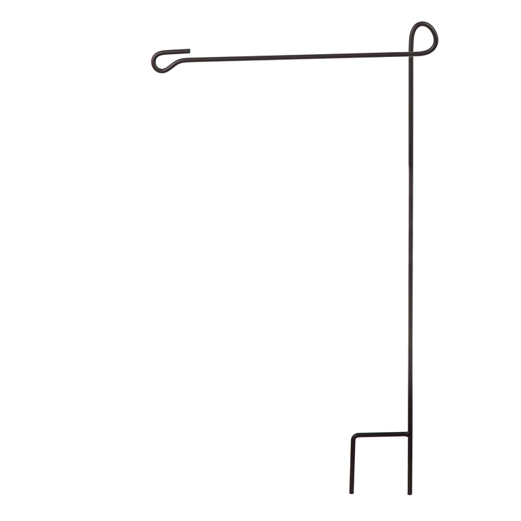 Mini Garden Flag Metal Pole - Black
