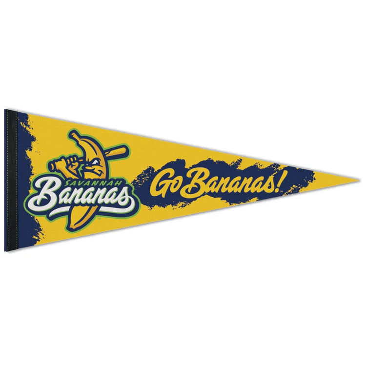 12"x30" Savannah Bananas Premium Pennant