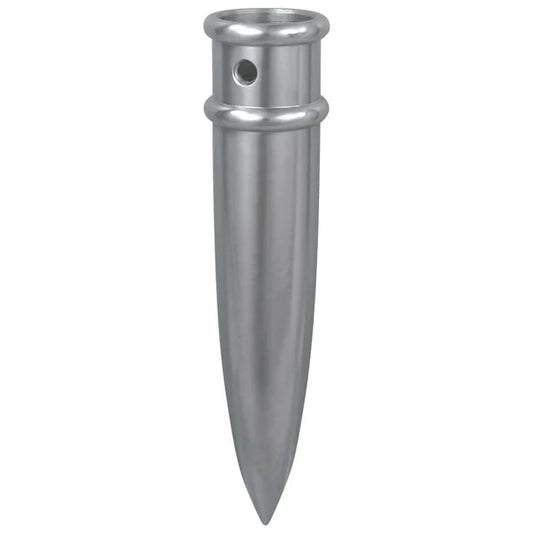 1"OD Chrome Pointed Bottom ferrule for Guidon Pole