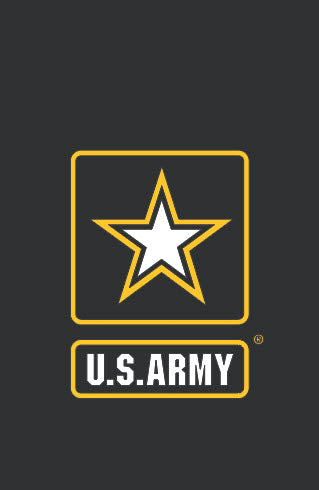 12"x18" US Army Star Logo Garden Flag; Nylon