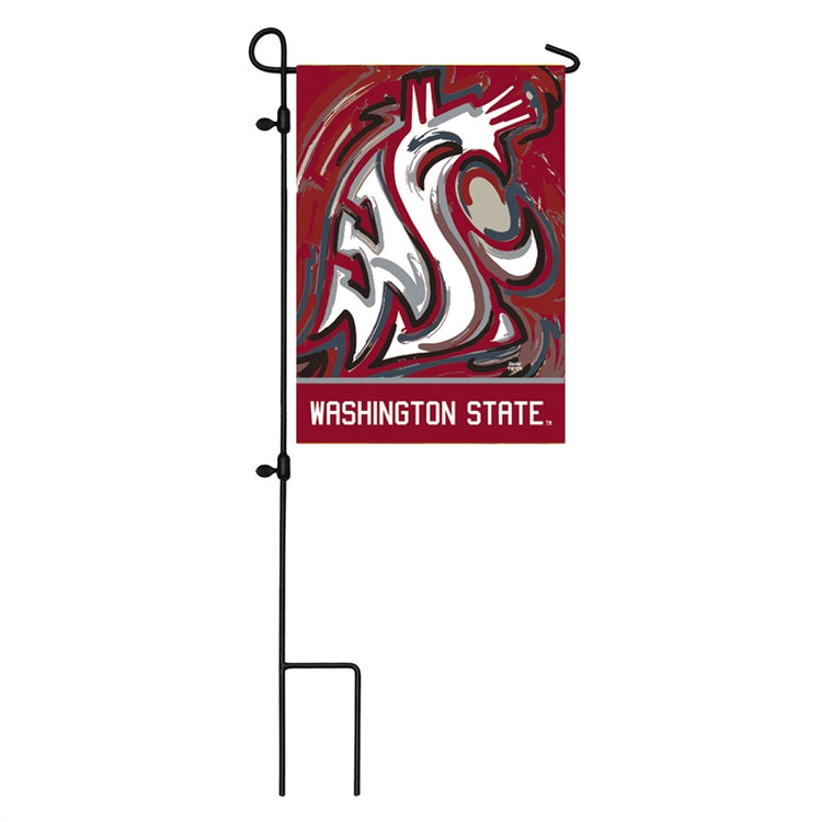 12.5"x18" Washington State University Cougars Double-Sided Garden Flag