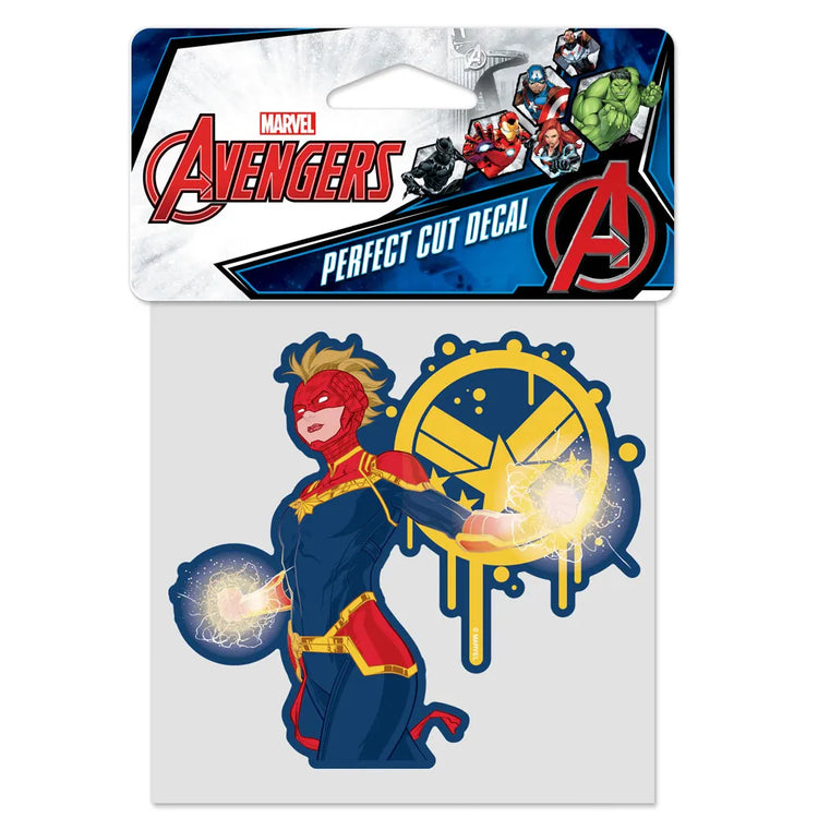4"x4" Captain Marvel Decal