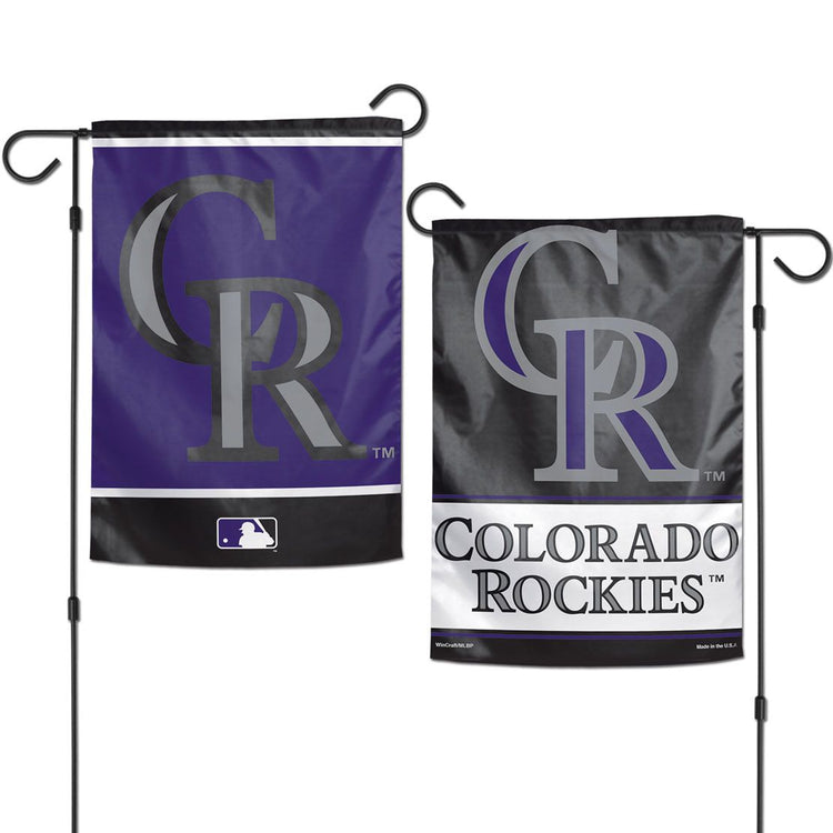 12.5"x18" Colorado Rockies Double-Sided Garden Flag