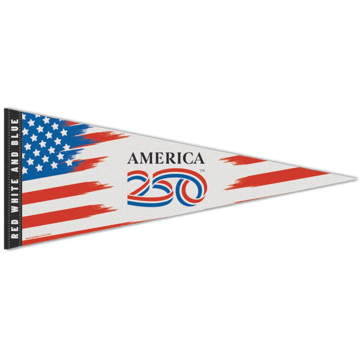 12"x30" America 250 Premium Felt Pennant