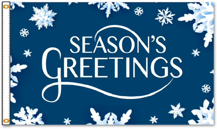 3x5 Season's Greetings Outdoor Flag