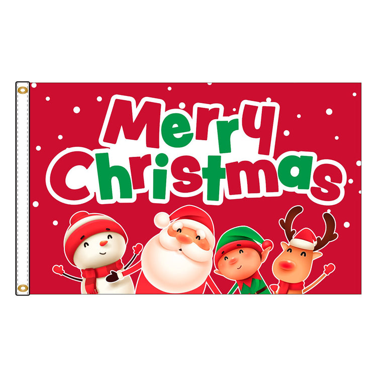 3x5 Merry Christmas Friends Outdoor Flag