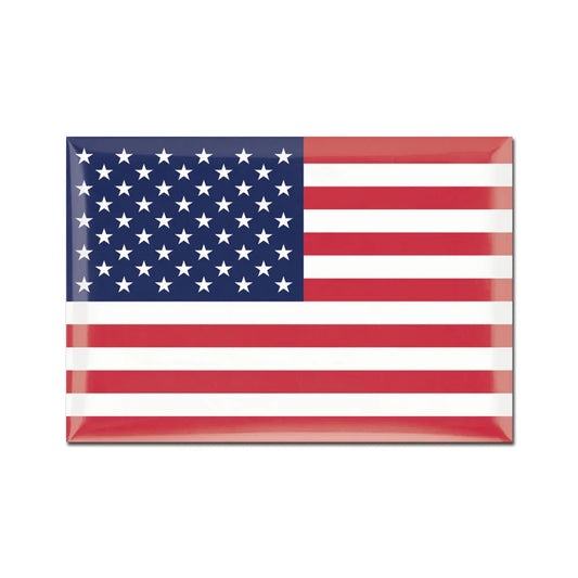 US Flag Metal Magnet - 2.5"x3.5"