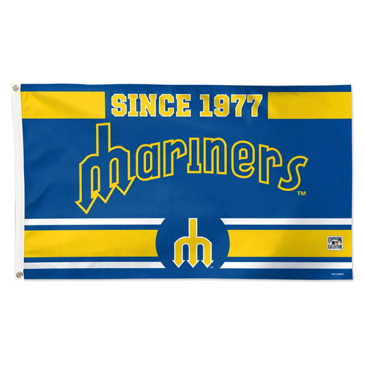 3x5 Seattle Mariners Retro Outdoor Flag