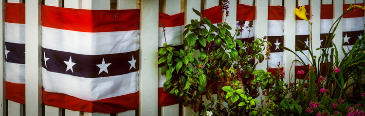 18"x20' Stars & Stripes Poly-Cotton Bunting