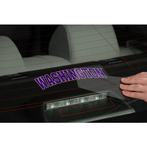 3"x10" University of Washington Huskies Perfect Cut Bumper Sticker