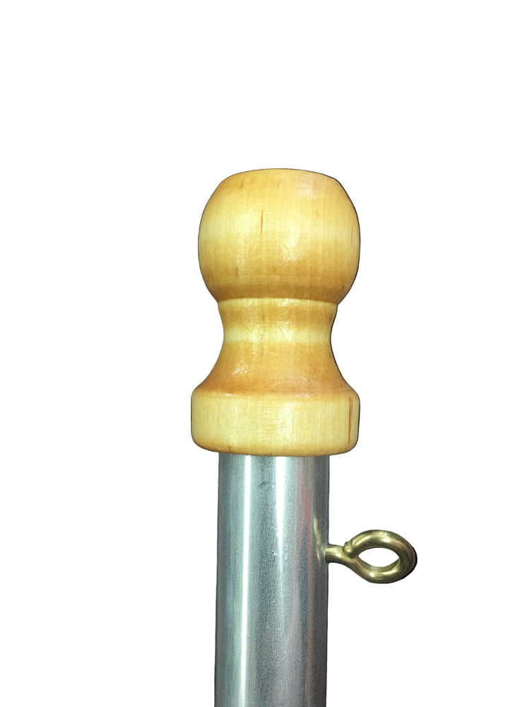 8' Snap Lock 2-piece Aluminum Indoor & Parade Flagpole