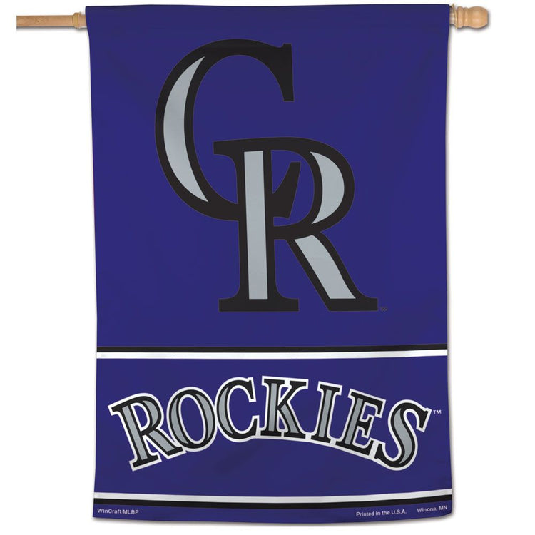 28"x40" Colorado Rockies House Flag; Polyester