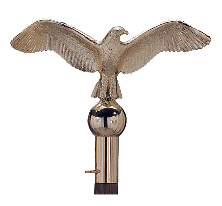 8-1/2" Gold ABS Plastic Eagle Ornament
