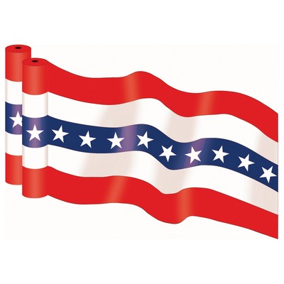 36"x100 yd Stars & Stripes Patriotic Plastic Bunting