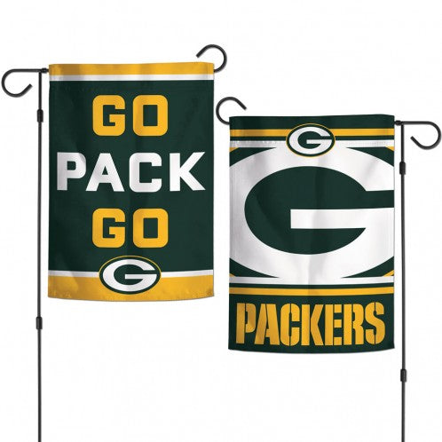 12.5"x18" Green Bay Packers Double-Sided Garden Flag