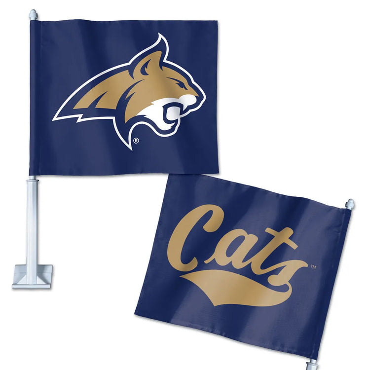 11.75"x14" Montana State University Bobcats Car Flag