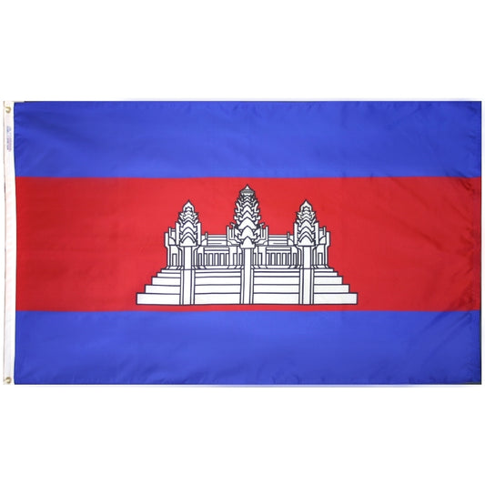 3x5 Cambodia Outdoor Nylon Flag