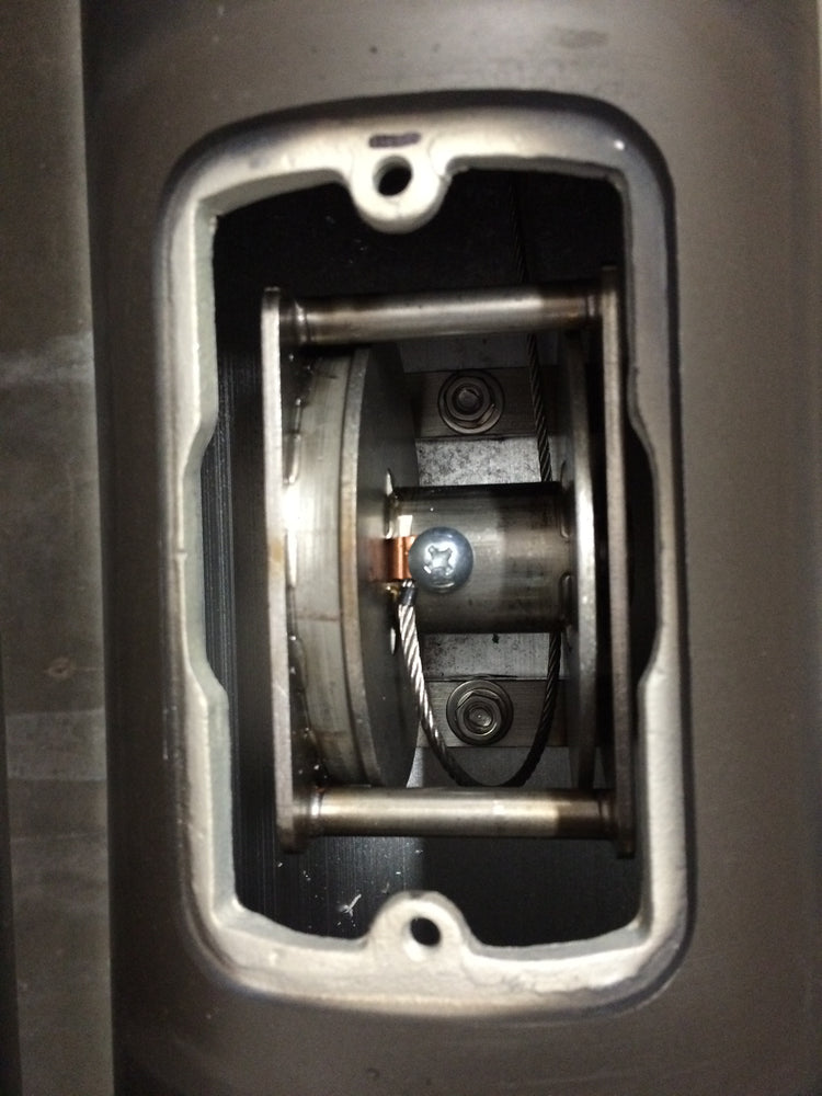 Heavy Duty Stainless Steel Internal Wire Roped Flagpole Winch