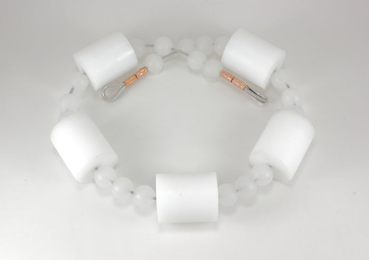 Heavy Duty Retainer Ring - White