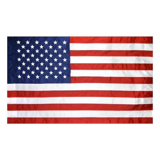 3x5 American Outdoor Sewn Nylon House Flag with Sleeve