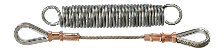Shock Spring Assembly with Safety Cable