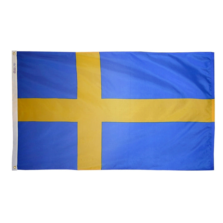 6x10 Sweden Outdoor Nylon Flag