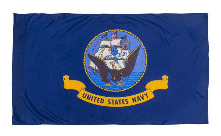 2.5x4 US Navy Outdoor Nylon Flag with Sleeve