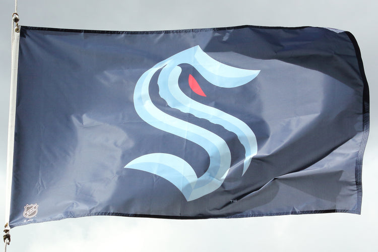 3x5 Seattle Kraken Polyester Team Flag