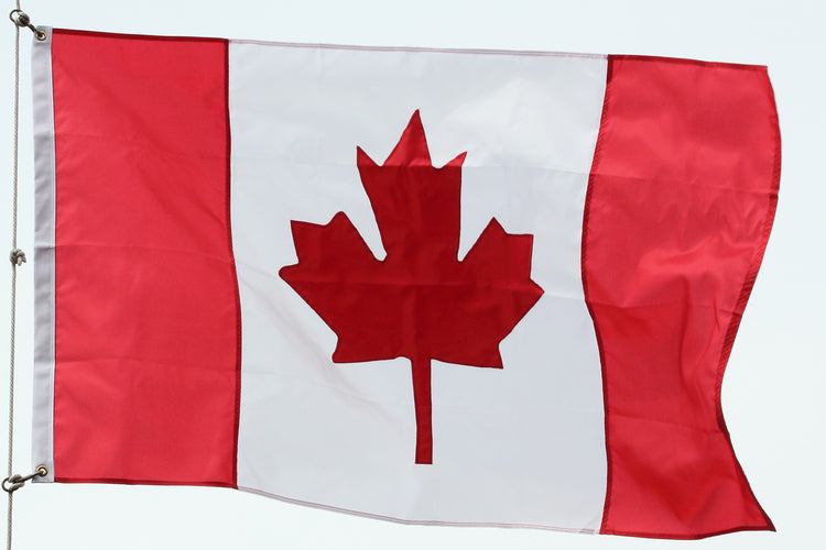 2x3 Canada Outdoor Sewn Nylon Flag