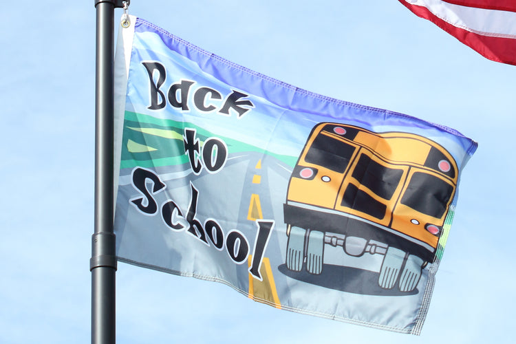 3x5 Back to School Bus Seasonal Outdoor Nylon Flag