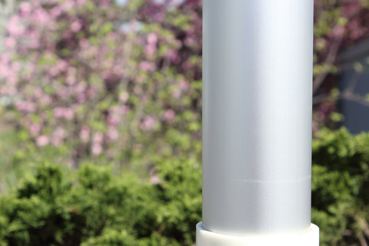 15' Silver Telescoping Flagpole