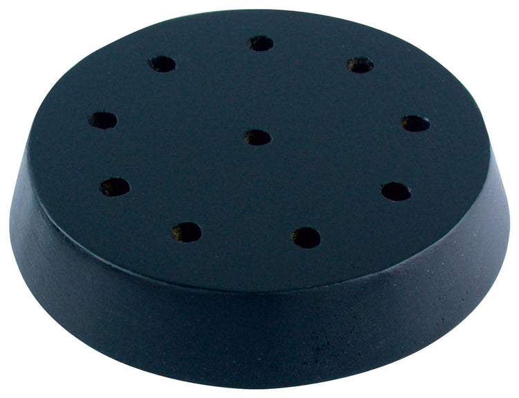 10 Hole 4"x6" Black Wood Flag Base