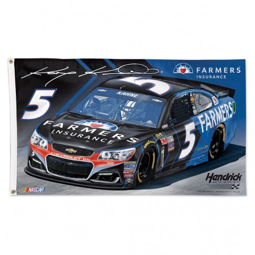 3x5 Kasey Kahne #5 Farmers Racing Double-Sided Outdoor Flag