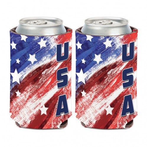 USA Patriotic Can Cooler