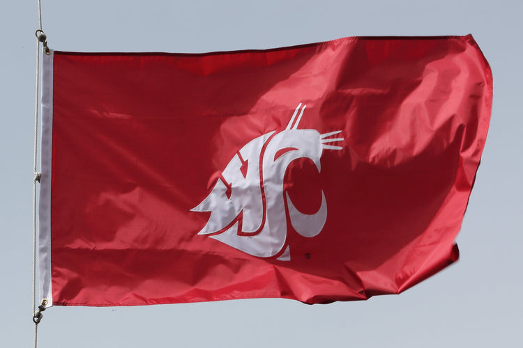 2x3 Washington State University Cougars Sewn Outdoor Polyester Flag