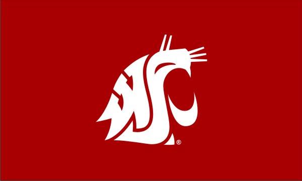 2x3 Washington State University Cougars Sewn Outdoor Polyester Flag