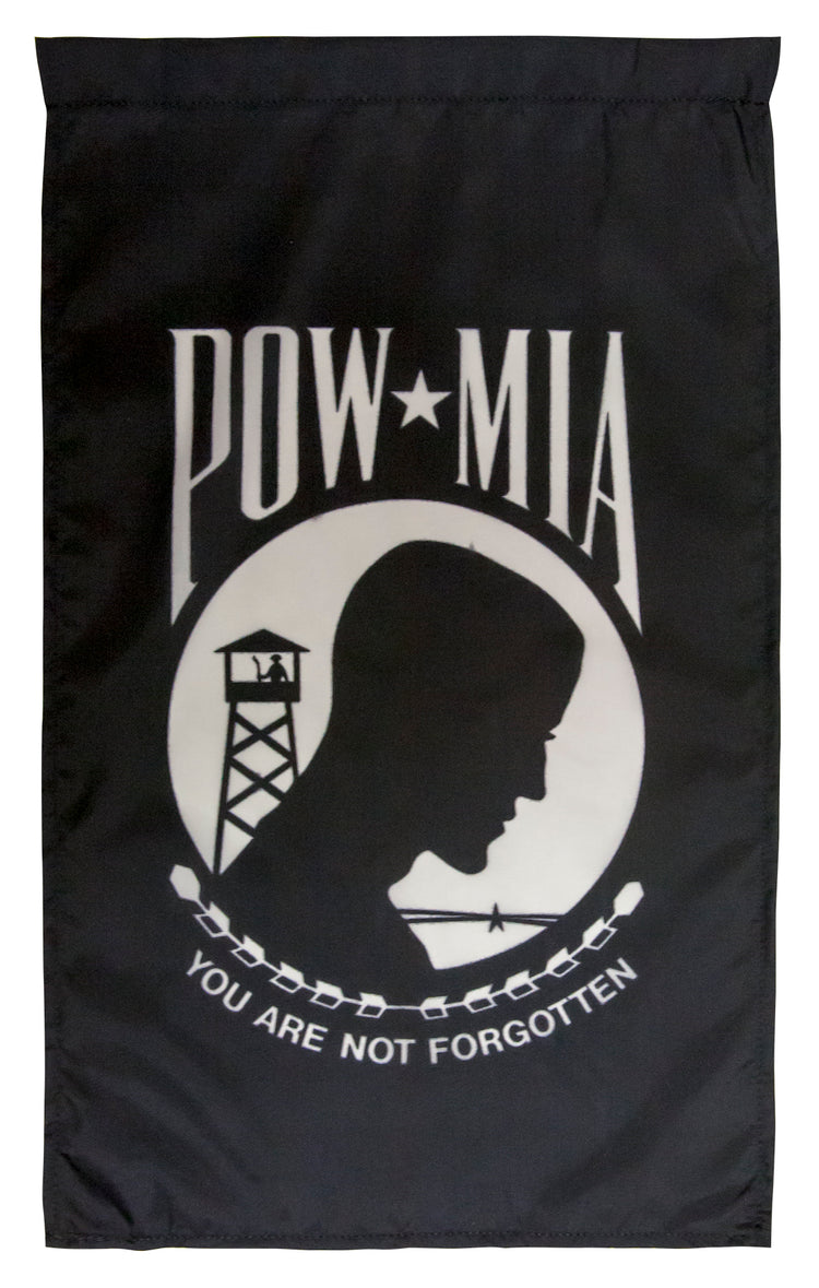 12"x18" SS POW/MIA Nylon Garden Flag