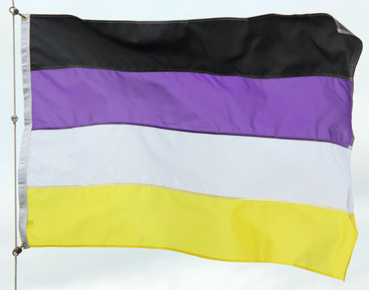 3x5 Non-Binary Pride Outdoor Nylon Flag