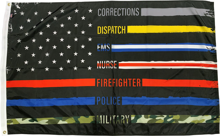 3x5 First Responder Thank You Outdoor Nylon Flag