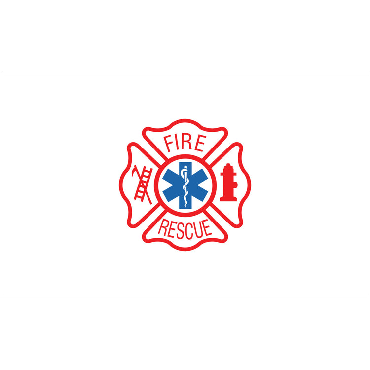 3x5 Fire Rescue Outdoor Nylon Flag