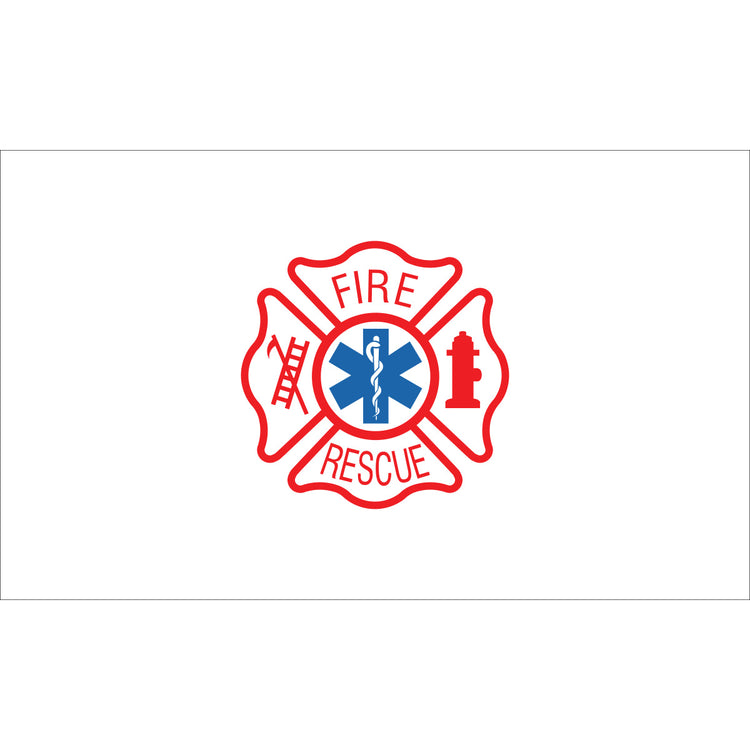 3x5 Fire Rescue Outdoor Nylon Flag
