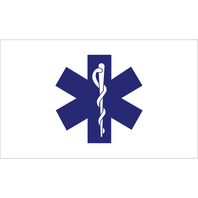 3x5 Star of Life Outdoor Nylon Flag