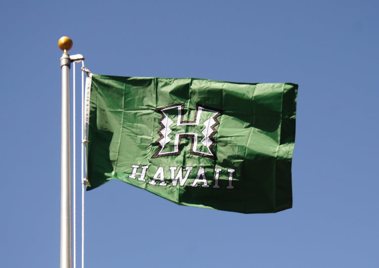 3x5 University of Hawaii Rainbow Warriors Sewn Outdoor Flag