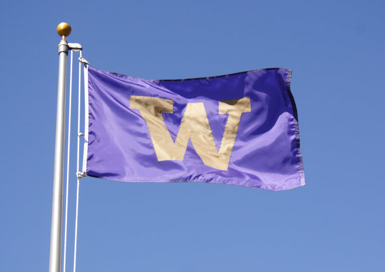 2x3 University of Washington Huskies Sewn Outdoor Flag