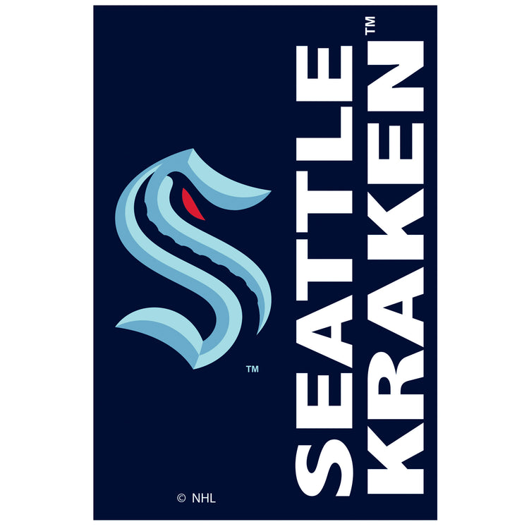 28"x44" Seattle Kraken Double-Sided House Flag