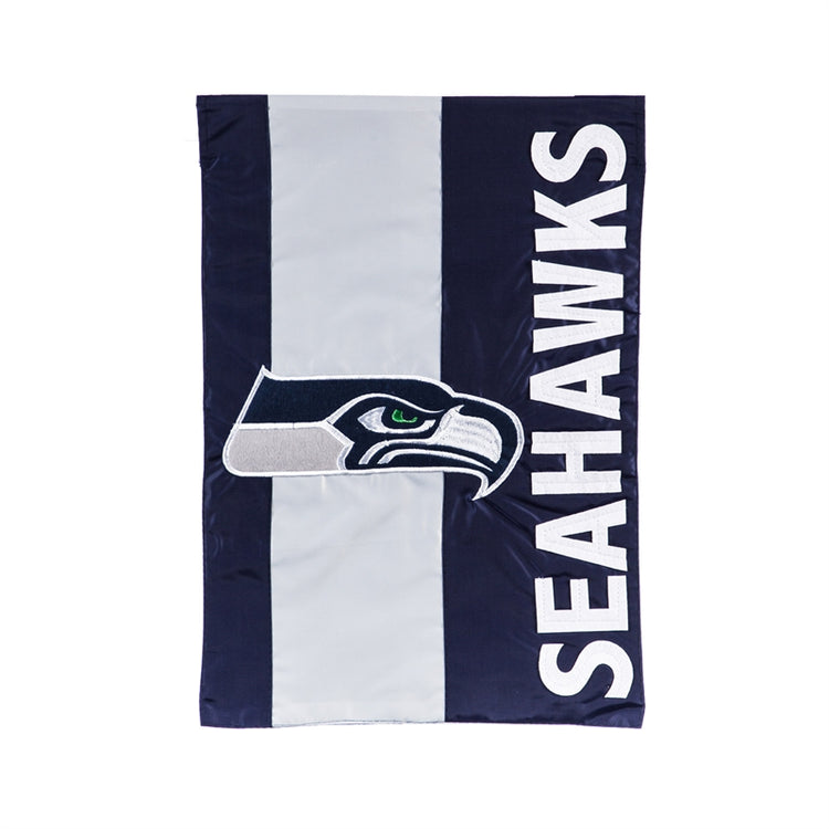 12.5"x18" Seattle Seahawks Double-Sided Garden Flag