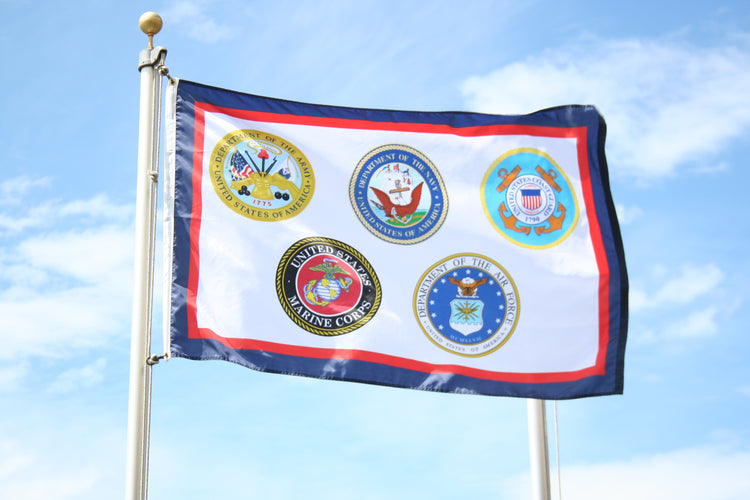 6x10 US Armed Forces Outdoor Nylon Flag