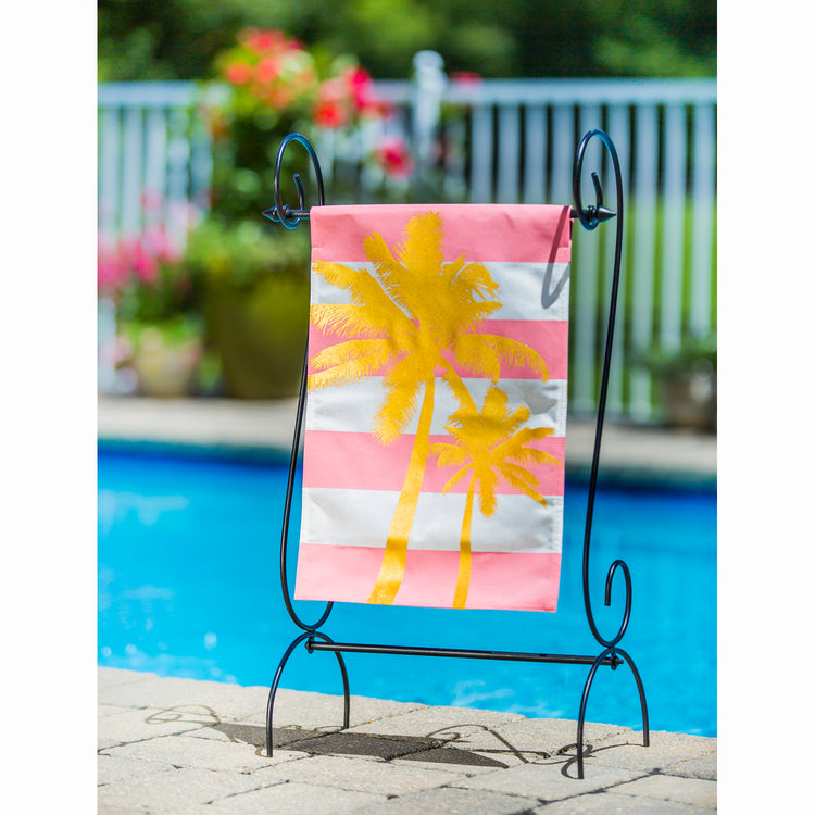 Estate Scroll Garden Flag Stand