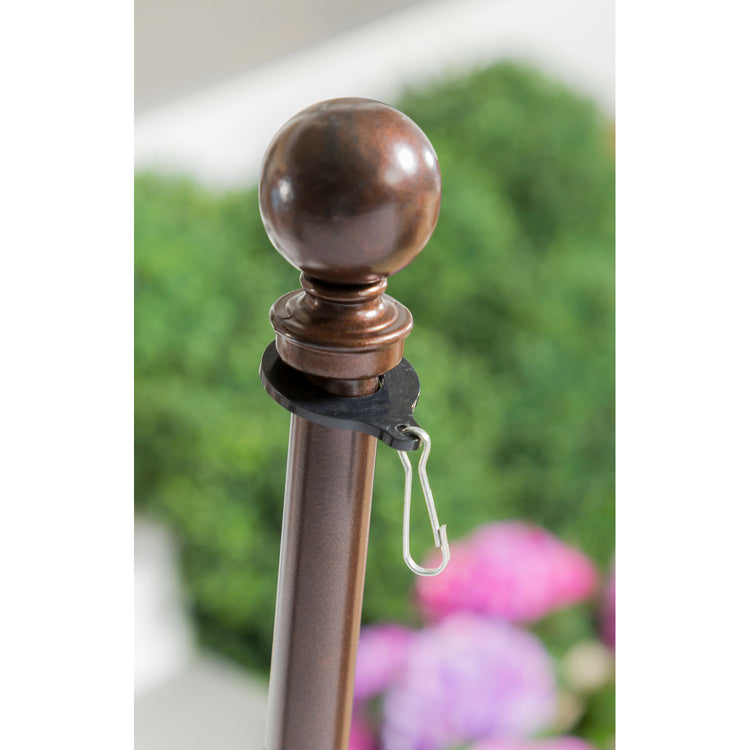 5' Adjustable Bronze Metal House Flagpole