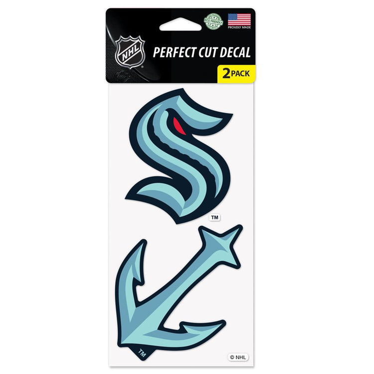 Seattle Kraken Decal Pack - Set of Two